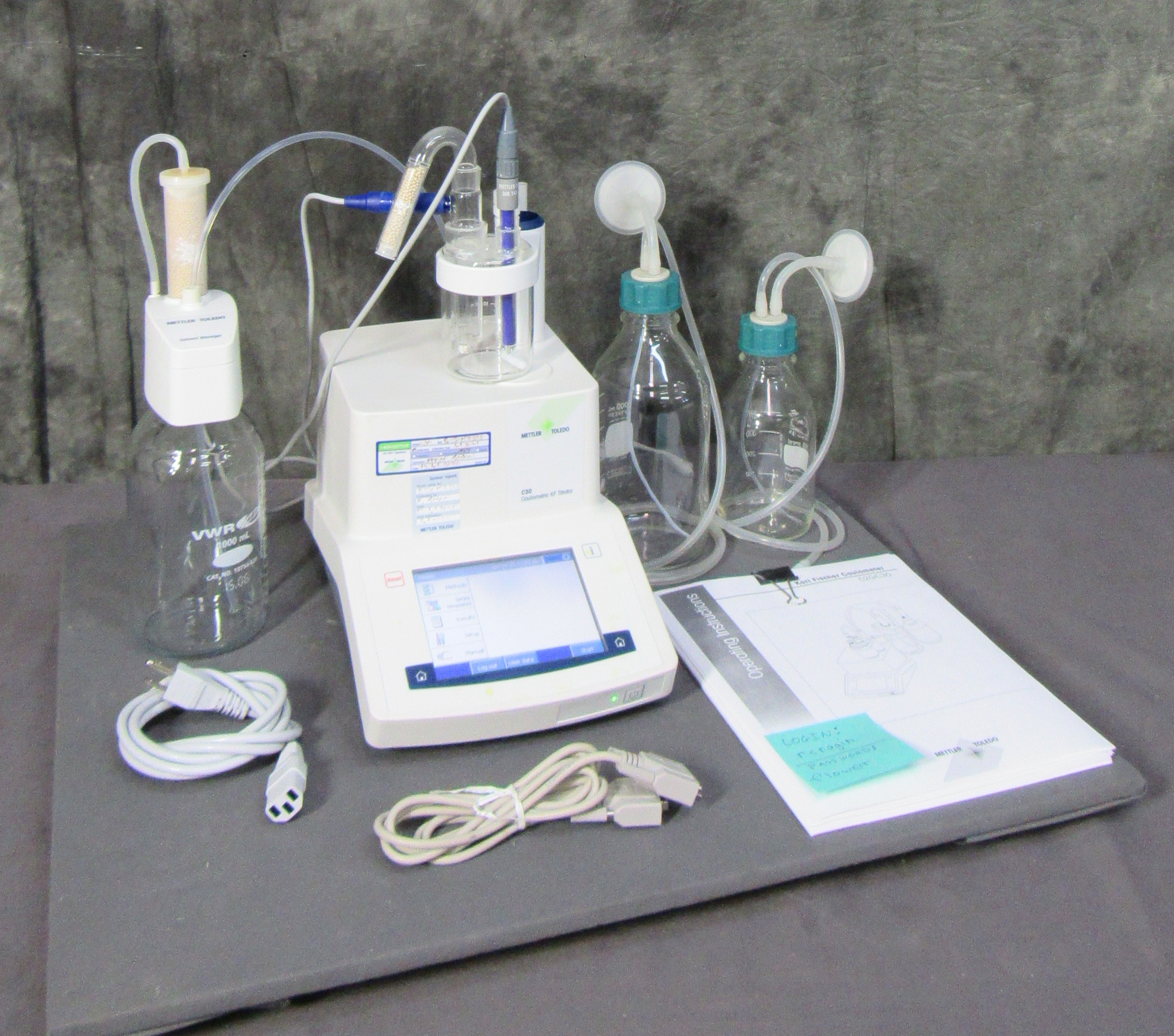 Mettler Toledo C30 Compact Titrator/Coulometer, Printer, Bottles and Probes #41711